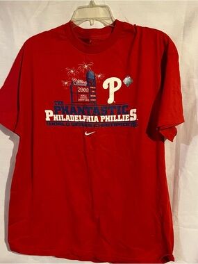Nike Red Philadelphia Phillies 2008 'Phantastic' Graphic Tee